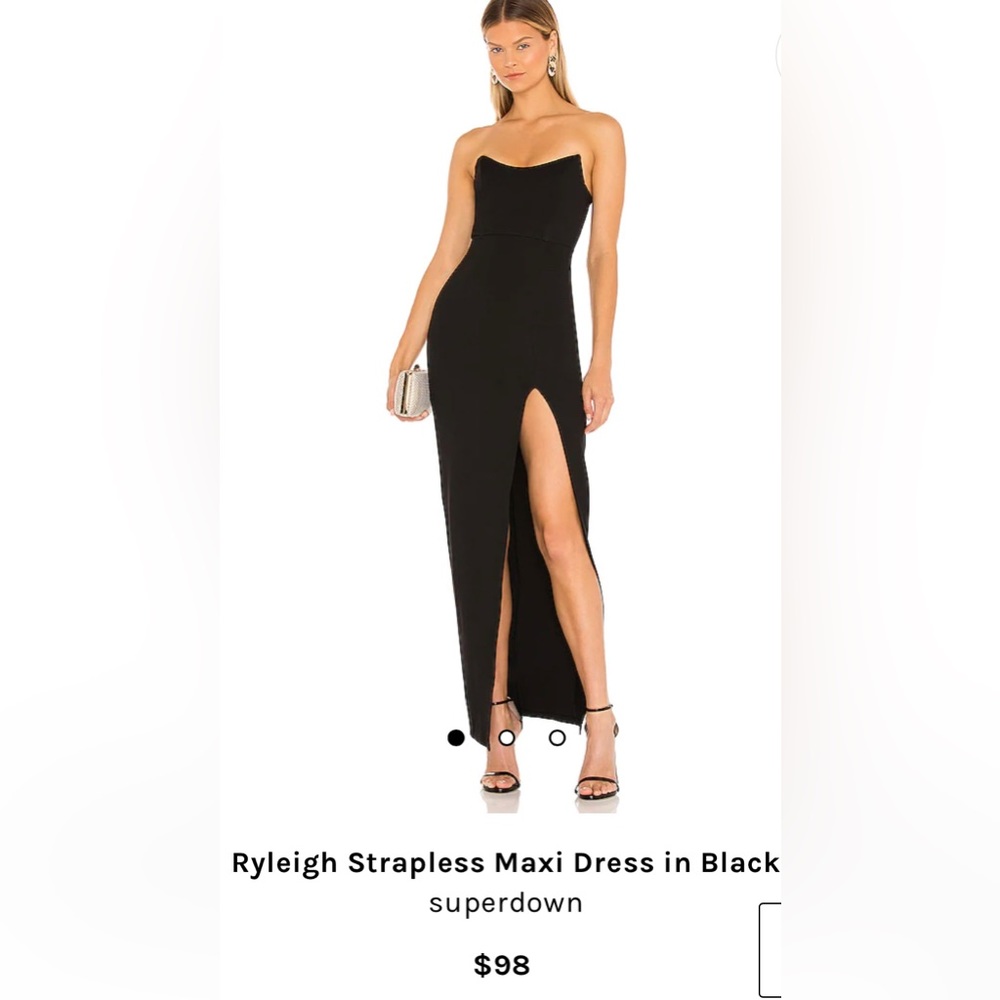 Black Slit Dress